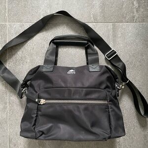 Roots Black Crossbody Bag